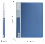 得力 5002 A4  20頁資料冊(cè)