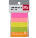 得力 7154  熒光便利貼/易事貼/告示貼/百事貼